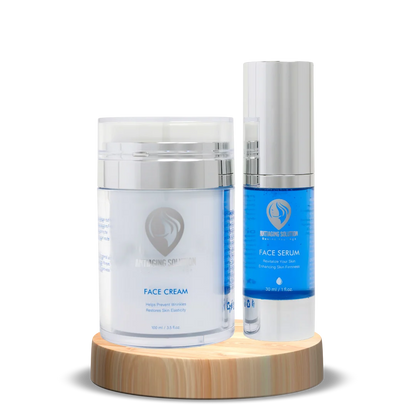 Ultimate Anti-Aging Solution Bundle – Face Cream & Serum for Hydration, Firmness, and Youthful Glow